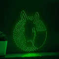 Donkey One Line EL Wire Neon Sign - Friendly Grazer Light Art - myneonup