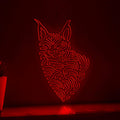 Lynx One Line EL Wire Neon Sign - Abstract Art Neon for Nature Lovers' Modern Wall Decor - myneonup