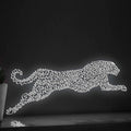 Cheetah One Line EL Wire Neon Sign - Fastest Mammal Art, Ideal for Safari Lovers, Perfect for Wall Decor - myneonup