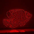 Regal Angelfish EL Wire Neon Sign - Perfect for Tropical Themed Decor & Art Lovers - myneonup