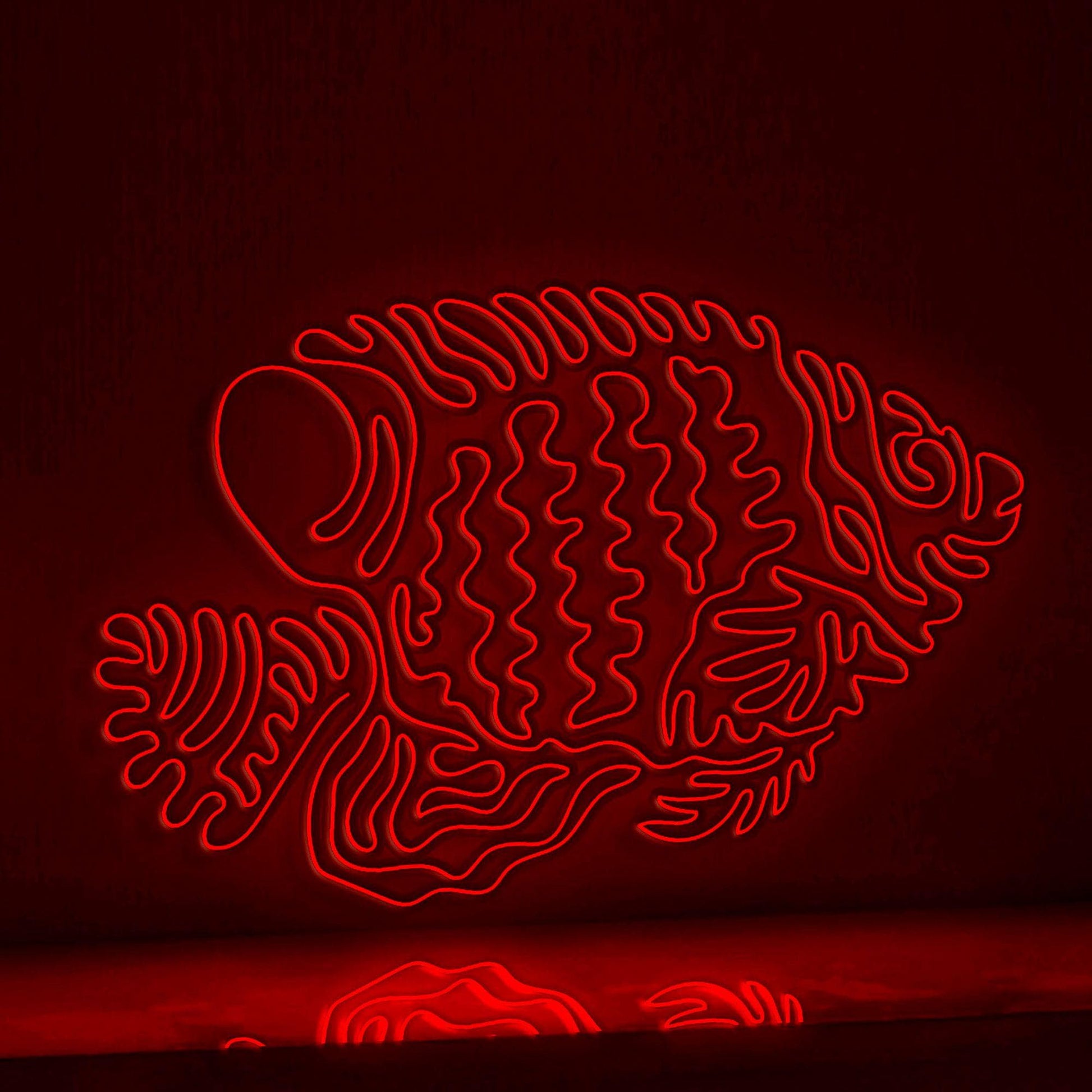 Regal Angelfish EL Wire Neon Sign - Perfect for Tropical Themed Decor & Art Lovers - myneonup