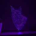 Lynx One Line EL Wire Neon Sign - Abstract Art Neon for Nature Lovers' Modern Wall Decor - myneonup
