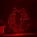 Donkey One Line EL Wire Neon Sign - Friendly Grazer Light Art - myneonup