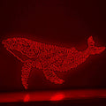 Whale One Line EL Wire Neon Sign - Intelligent Giant Light Decor - myneonup