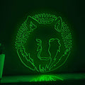 Wolf One Line EL Wire Neon Sign - Abstract Ligh Art for Nature Lovers' Home Decor - myneonup