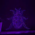 Beetle One Line EL Wire Neon Sign - Ideal for Insect Lovers, Great for Home Decor - myneonup
