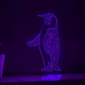 Penguin One Line EL Wire Neon Sign 1 - Flightless Bird Lighted Wall Art - myneonup