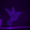 Hummingbird One Line EL Wire Neon Sign - Short Bill Bird Art, Ideal for Pet Lovers & Boho Decor - myneonup