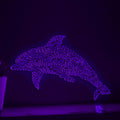 Dolphin One Line EL Wire Neon Sign - Ideal for Aquarium Lovers, Home Decor - myneonup