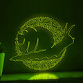 Snail One Line EL Wire Neon Sign - Cute Abstract Art for Kids' Room & Decor - myneonup