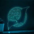 Pterosaur One Line EL Neon - Winged Reptile Decor - myneonup