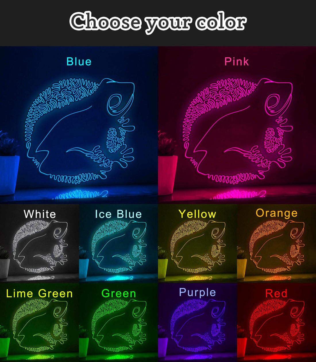 Frog One Line EL Wire Neon Sign - Tailless Amphibian Decor - myneonup