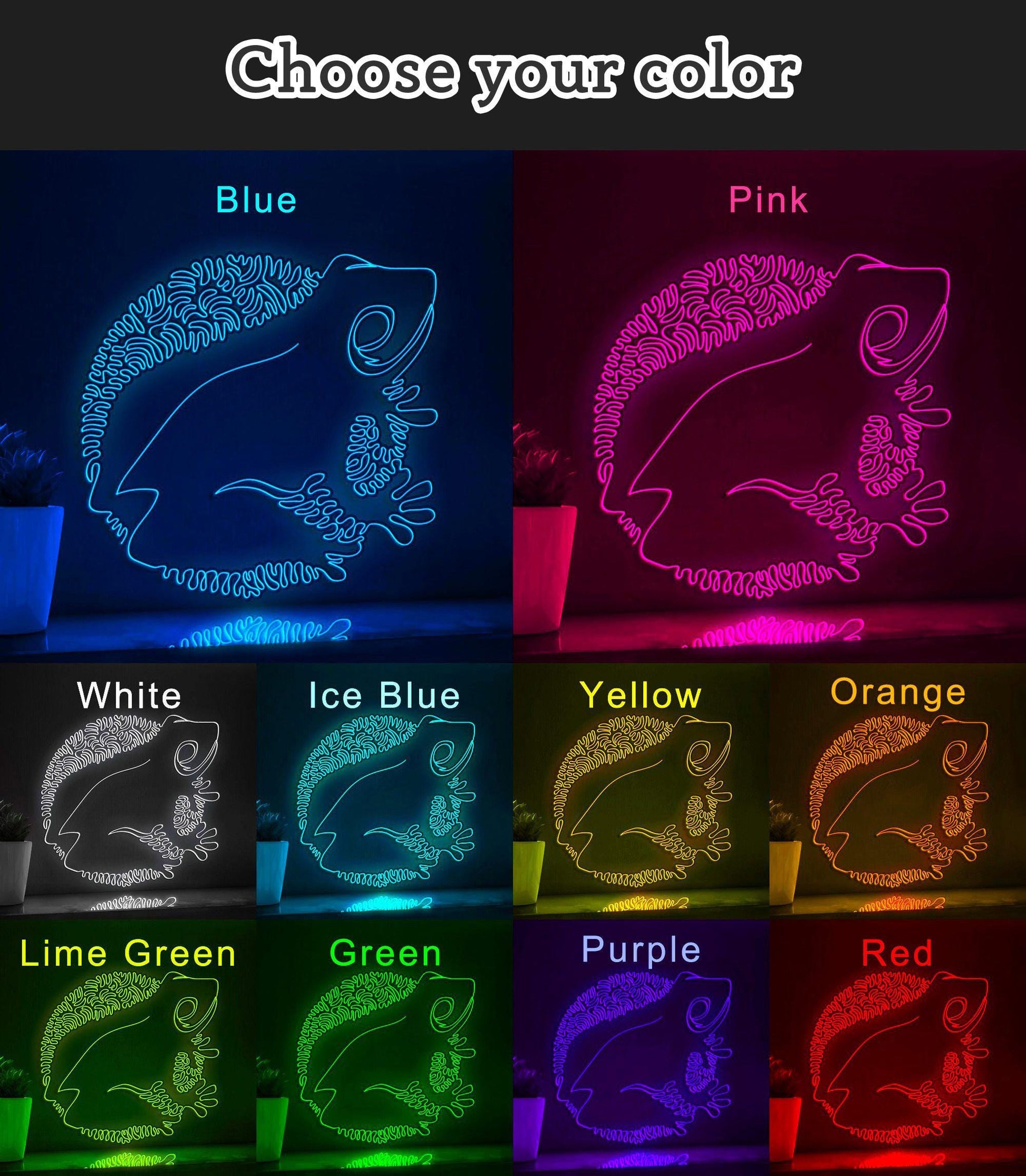 Frog One Line EL Wire Neon Sign - Tailless Amphibian Decor - myneonup
