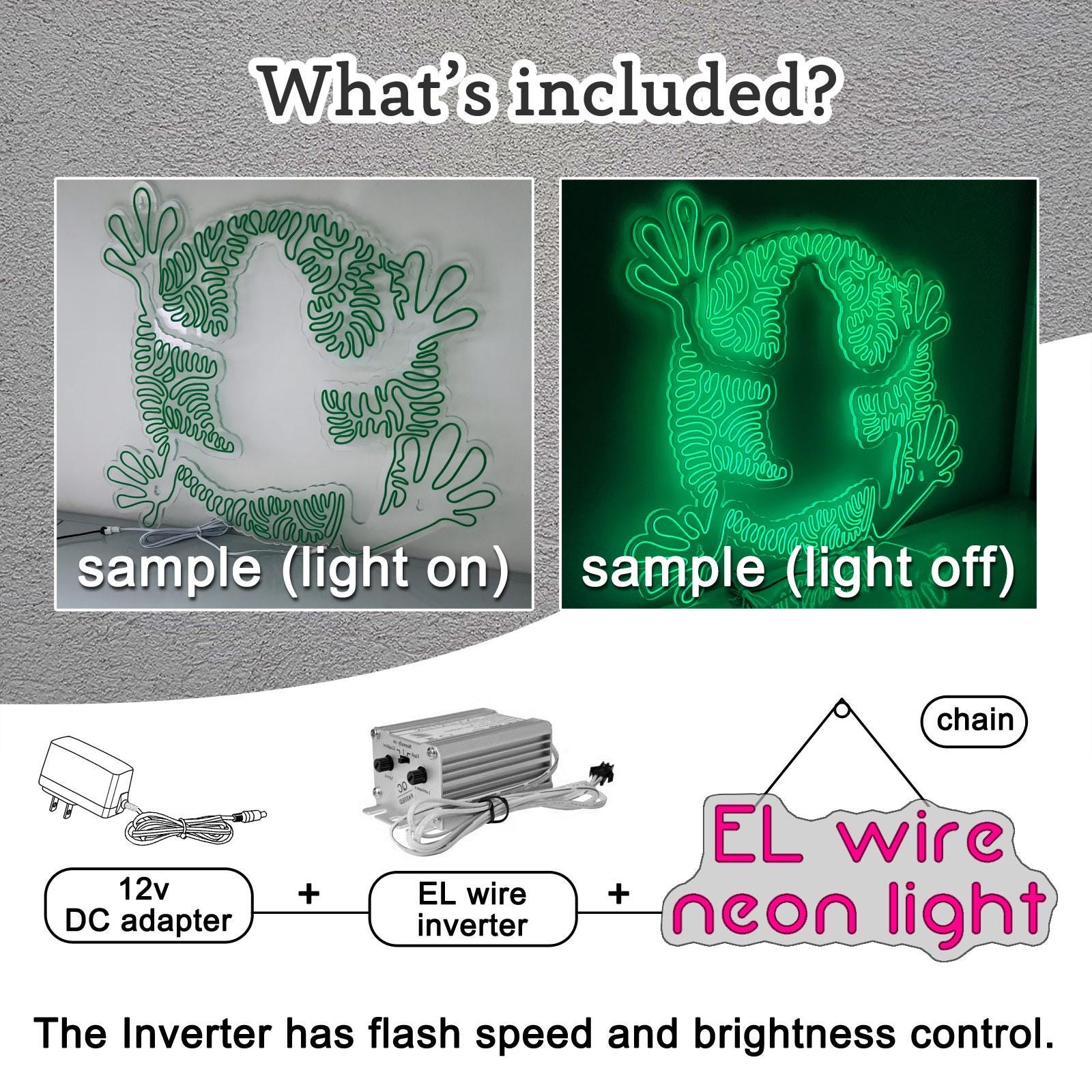 Tarsier One Line EL Wire Neon Sign - Big-Eyed Primate, Ideal for Tropical Nature Lovers' Room Decor - myneonup