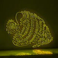 Regal Angelfish EL Wire Neon Sign - Pygoplites Marine Art - myneonup