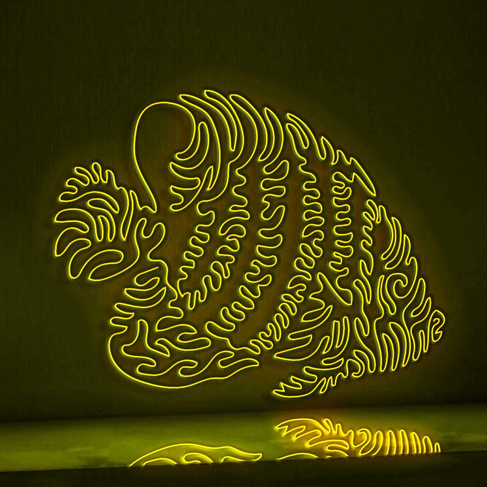 Regal Angelfish EL Wire Neon Sign - Pygoplites Marine Art - myneonup