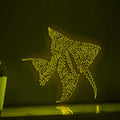 Angelfish One Line EL Wire Neon Sign - Ideal for Aquarium Lovers' Wall Decor - myneonup