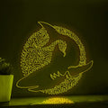 Shark One Line EL Wire Neon Sign - Ocean Themed Wall Decor - myneonup