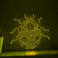 Ladybug One Line EL Wire Neon Sign - Beetle Insect Wall Art - myneonup