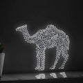 Camel One Line EL Wire Neon Sign - Desert Animal Wall Art - myneonup