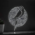 Parrot One Line EL Wire Neon Sign - Lighted Pet Bird Wall Decor - myneonup