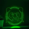 Panda One Line EL Wire Neon Sign - Shy Bamboo Lover Animal Decoe - myneonup