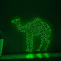 Camel One Line EL Wire Neon Sign - Desert Animal Wall Art - myneonup