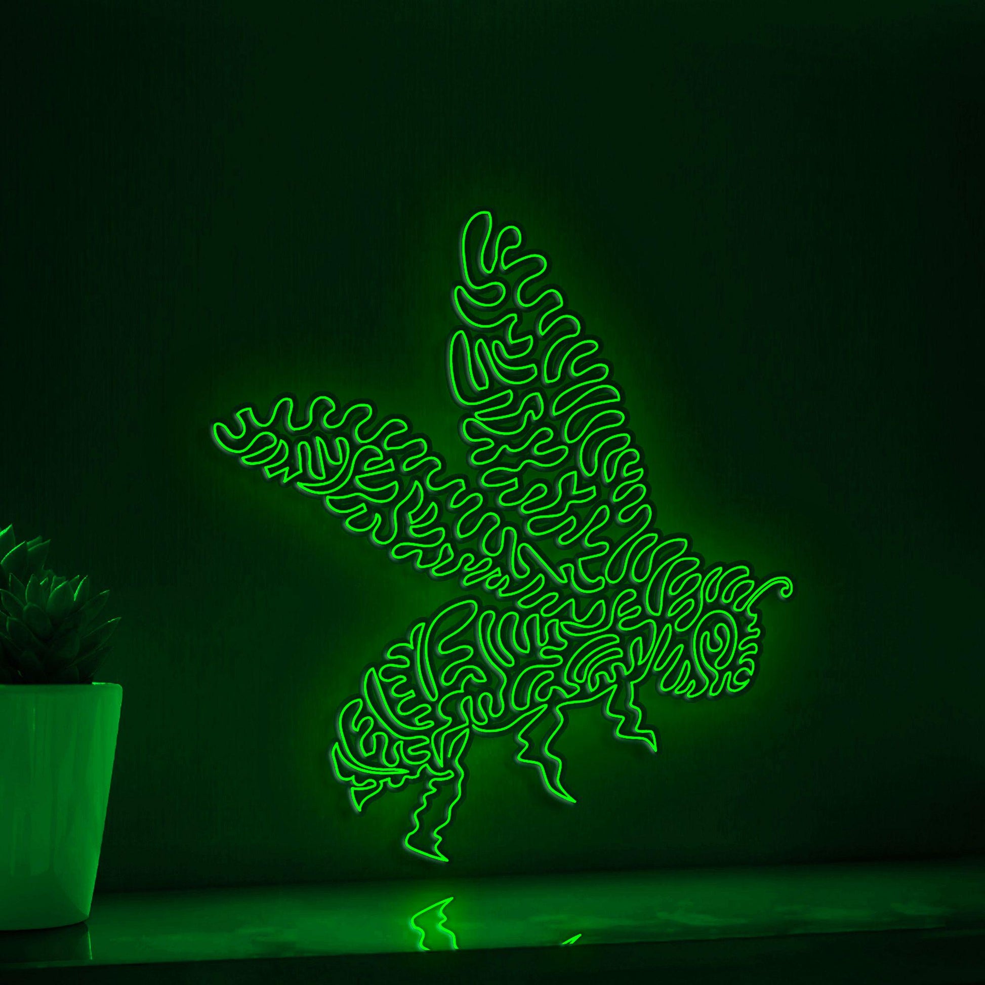 Bee One Line EL Wire Neon Sign - Ideal for Nature Lovers Wall Decor - myneonup