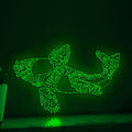 Koi One Line EL Wire Neon Sign - for Asian Themed Decor & Good Luck Seekers - myneonup