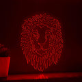 Continuous Line Neon Lion Art for Modern Wall Decor - myneonup