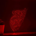 Tarsier One Line EL Wire Neon Sign - Big-Eyed Primate, Ideal for Tropical Nature Lovers' Room Decor - myneonup