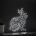 Rabbit One Line EL Wire Neon Sign - Agile Mammal Wall Decor - myneonup