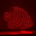 Regal Angelfish EL Wire Neon Sign - Pygoplites Marine Art - myneonup