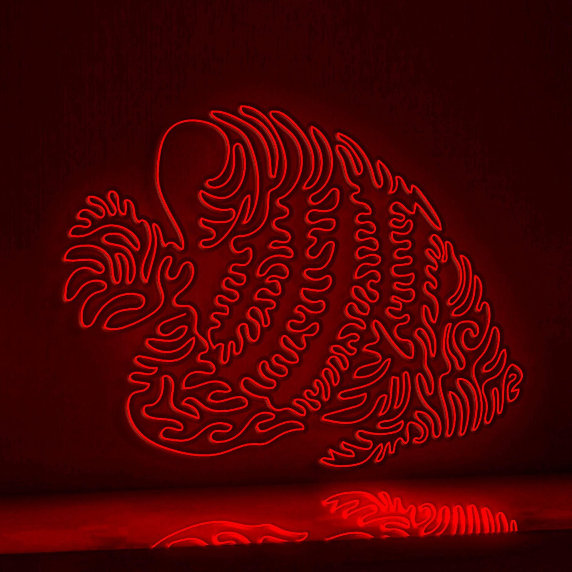 Regal Angelfish EL Wire Neon Sign - Pygoplites Marine Art - myneonup