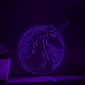 Unicorn One Line EL Wire Neon Sign - Mythical Animal Decor - myneonup