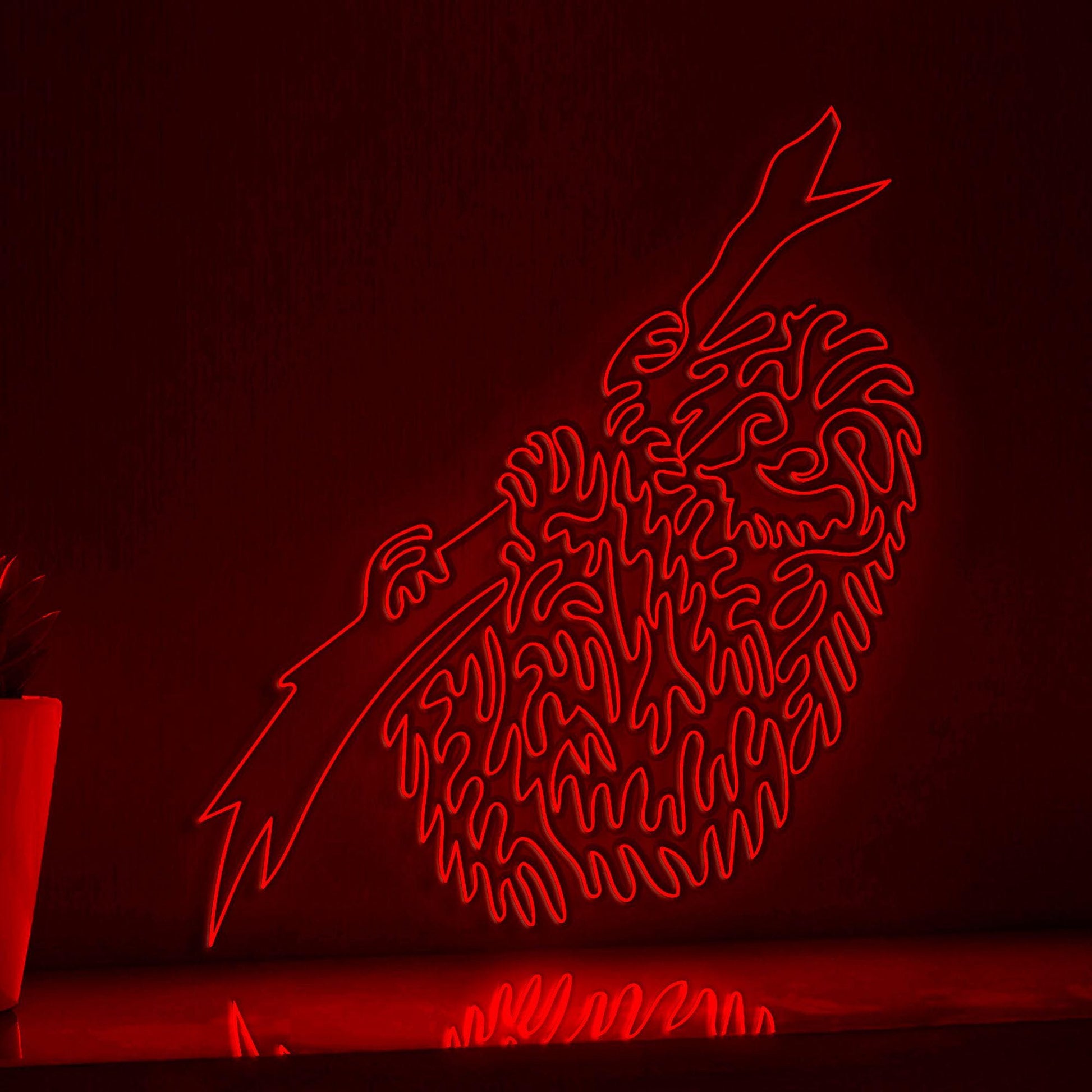 Sloth One Line EL Wire Neon Sign - Perfect for Jungle - Themed Decor, Ideal for Boho Lovers - myneonup