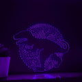T-Rex One Line EL Wire Neon Sign - Ideal for Dino Lovers Wall Decor - myneonup