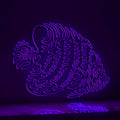 Regal Angelfish EL Wire Neon Sign - Pygoplites Marine Art - myneonup