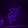 Tarsier One Line EL Wire Neon Sign - Big-Eyed Primate, Ideal for Tropical Nature Lovers' Room Decor - myneonup