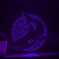 Shark One Line EL Wire Neon Sign - Ocean Themed Wall Decor - myneonup