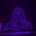 Gorilla One Line EL Neon - Robust Ape Wall Decor - myneonup