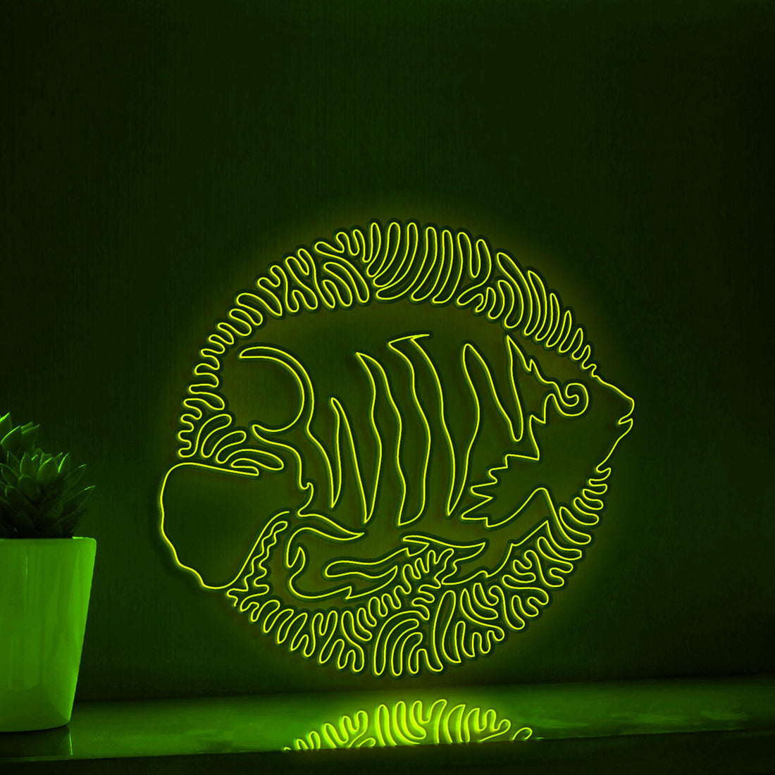 Regal Angelfish EL Wire Neon Sign - Aggressive Beauty Decor - myneonup