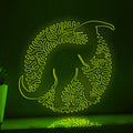 Parasaurolophus EL Neon Light - Crested Dino Wall Art - myneonup