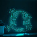 Frog One Line EL Wire Neon Sign - Long Leg Amphibian Art - myneonup