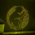 Koala One Line EL Wire Neon Sign - Tree Climber Wall Art - myneonup
