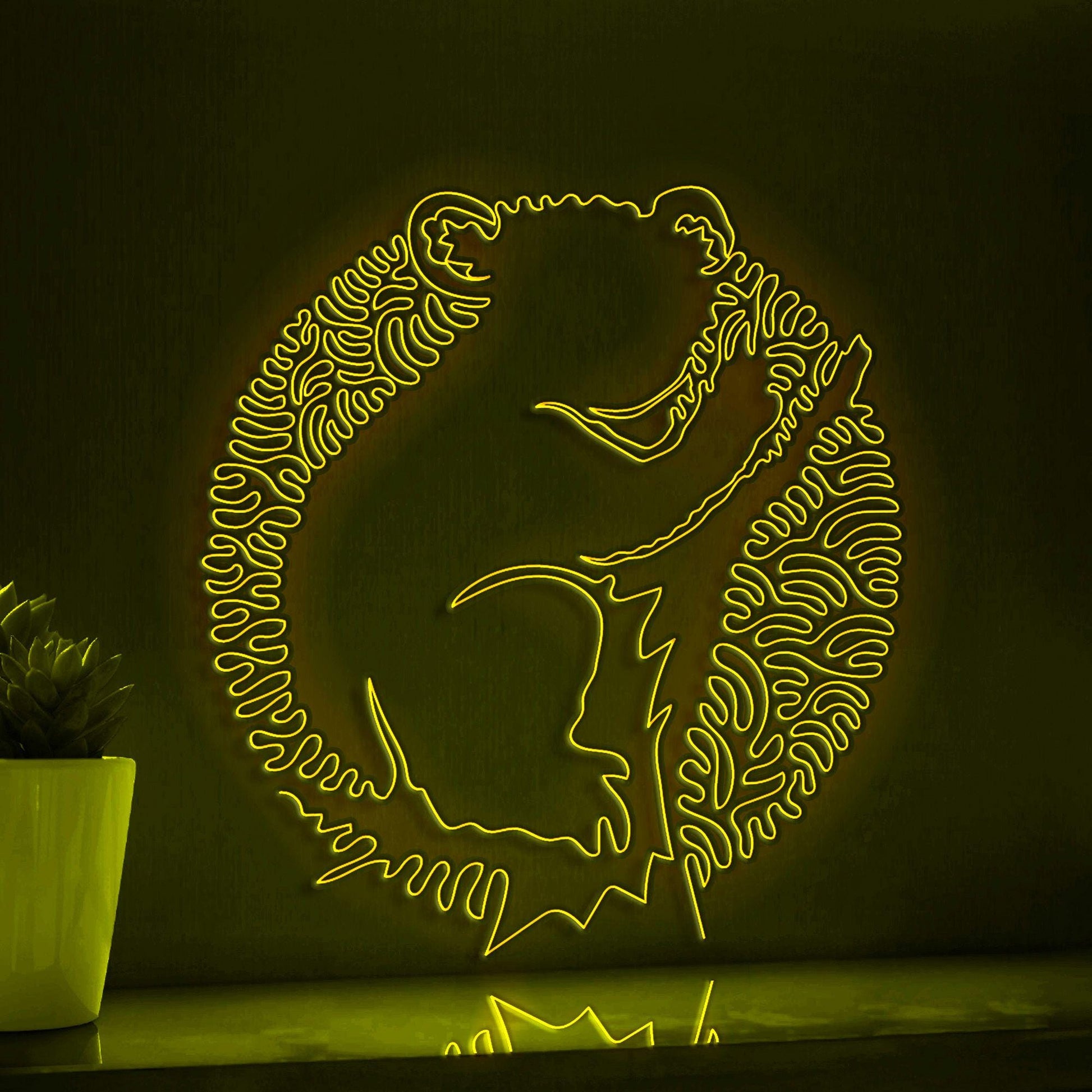 Koala One Line EL Wire Neon Sign - Tree Climber Wall Art - myneonup