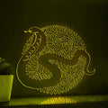 Cobra One Line Art EL Wire Neon Sign - Snake Wall Decor - myneonup