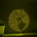 Antelope One Line Art EL Wire Neon Sign - Desert Wildlife Wall Decor - myneonup