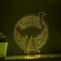 Ostrich One Line EL Wire Neon Sign - Skinny Leg Bird Decor - myneonup