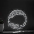 Kiwi One Line Art EL Wire Neon Sign - Nocturnal Bird Wall Decor - myneonup